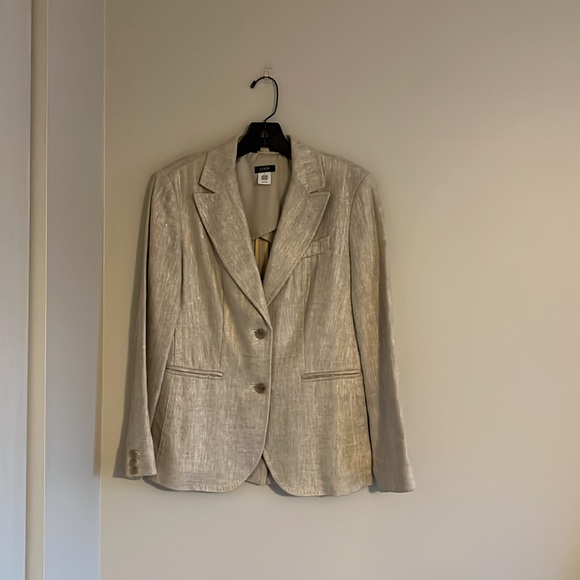 J. Crew Women's Metallic 2-Button Blazer Size: 6 MSRP $125.00 - Picture 8 of 8